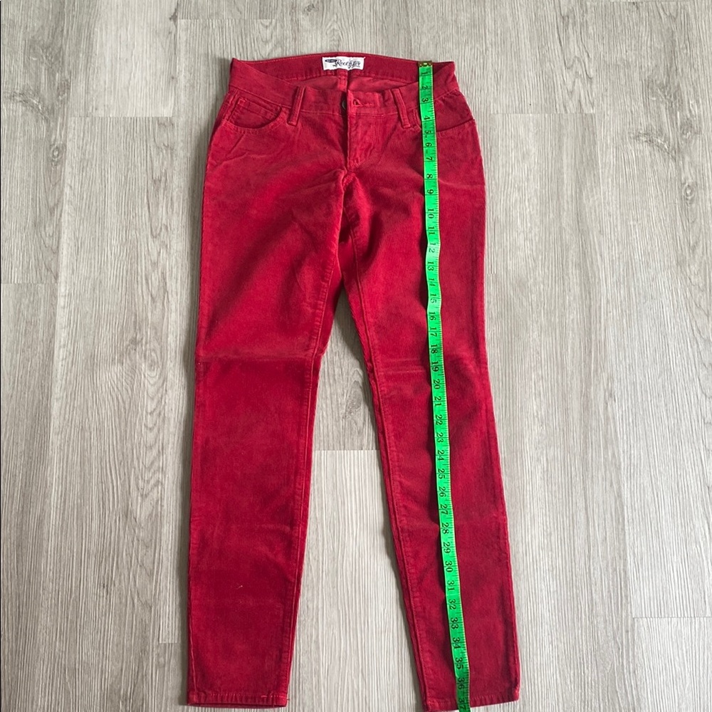 Vibrant Red Corduroy Pants